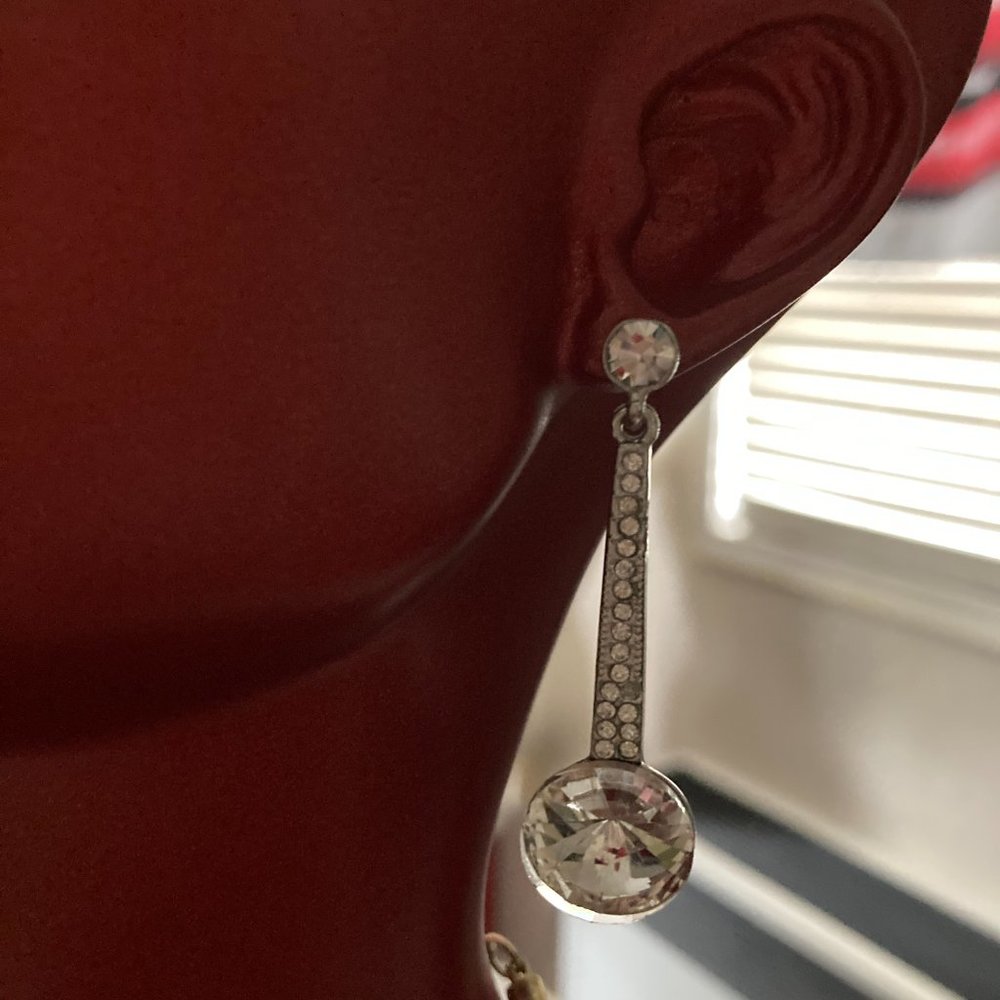 Rhinestone Drop Earrings